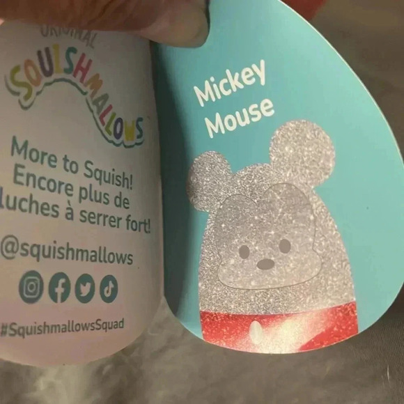 Squishmallow Disney 100th Anniversary Mickey Mouse 5" New with tags - Picture 5 of 5